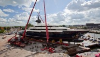 Motor yacht SEVEN SEAS Y706 launched from the Oceanco Shipyard